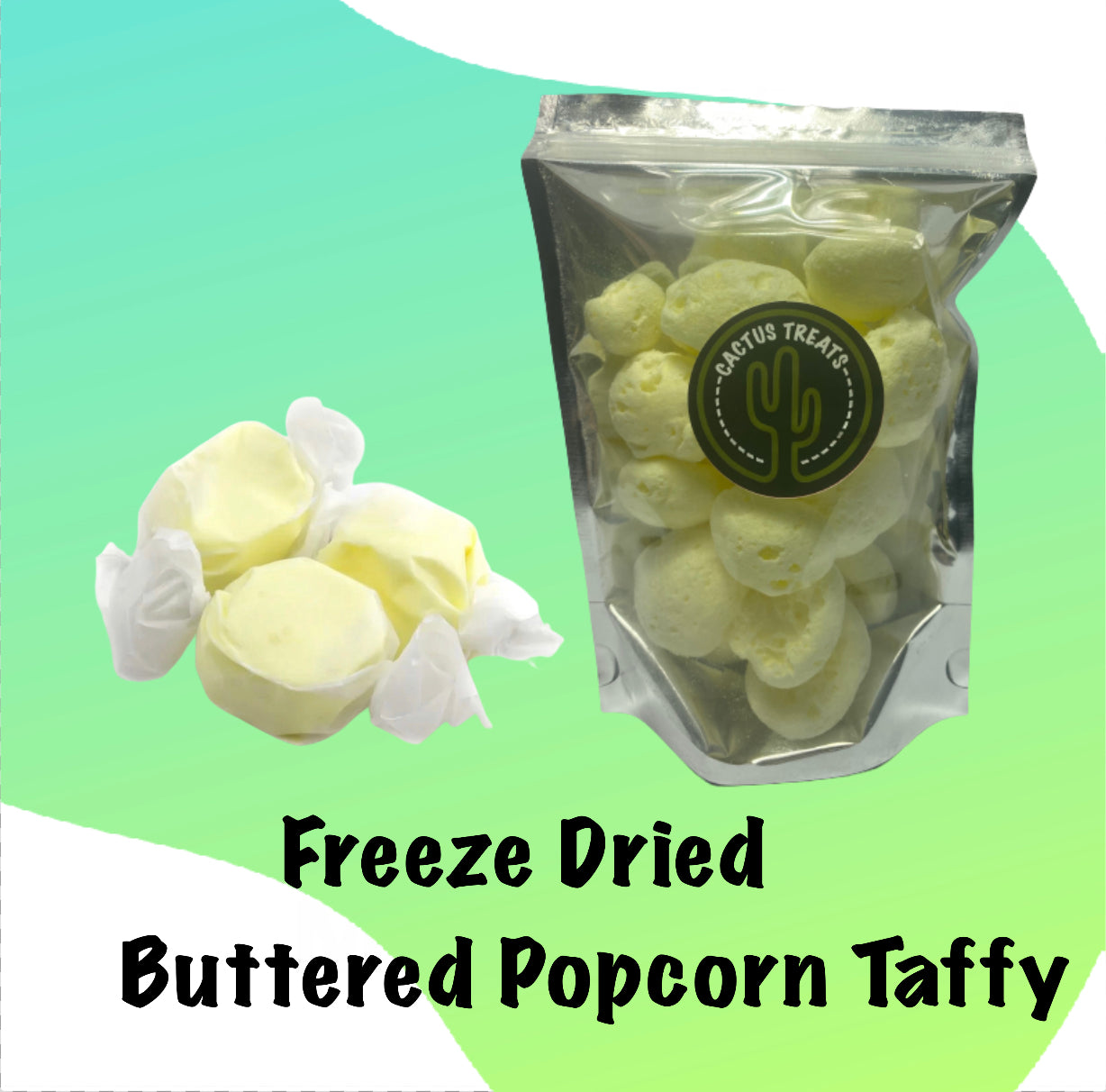 Freeze dried Buttered Popcorn Taffy