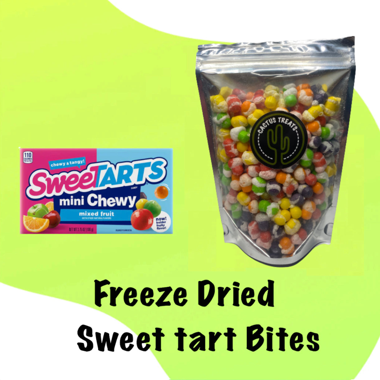 Freeze Dried Sweetart bites