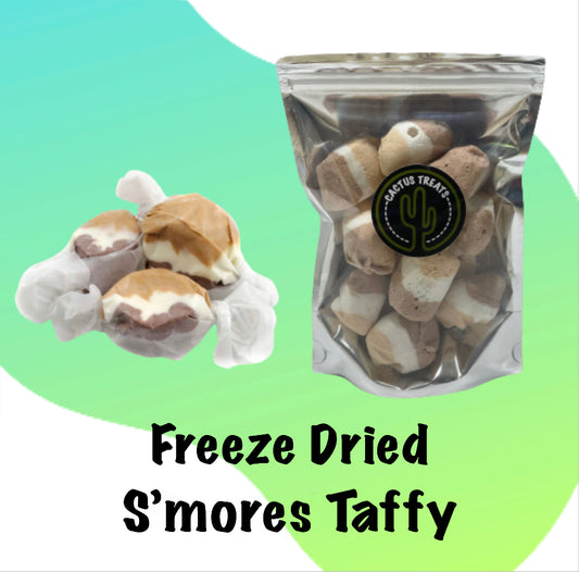 Freeze Dried S’mores Taffy