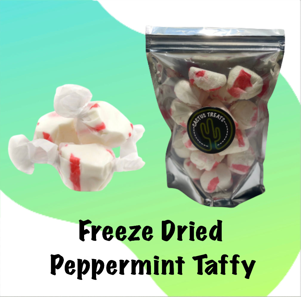 Freeze Dried Peppermint Taffy